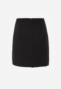 Born2be - Czarna Gładka Spódnica VICES o Ołówkowym Kroju Abilura. Okazja: na spotkanie biznesowe, do pracy, na komunię. Kolor: czarny. Wzór: gładki. Styl: biznesowy #6