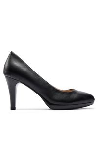 Caprice Szpilki 9-22414-42 Czarny. Kolor: czarny. Materiał: skóra. Obcas: na szpilce #1