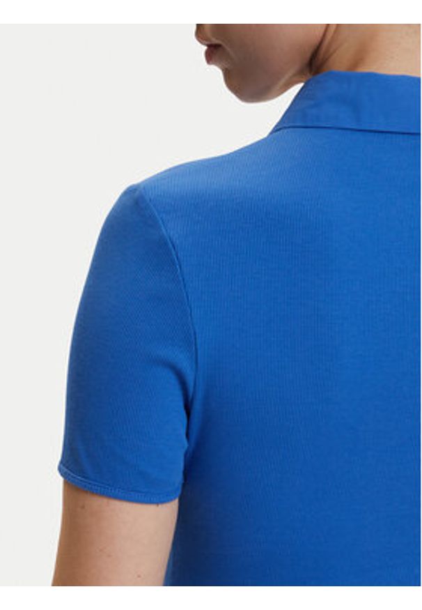Tommy Jeans Sukienka codzienna DW0DW22331 Niebieski Slim Fit. Okazja: na co dzień. Kolor: niebieski. Materiał: bawełna. Typ sukienki: proste. Styl: casual