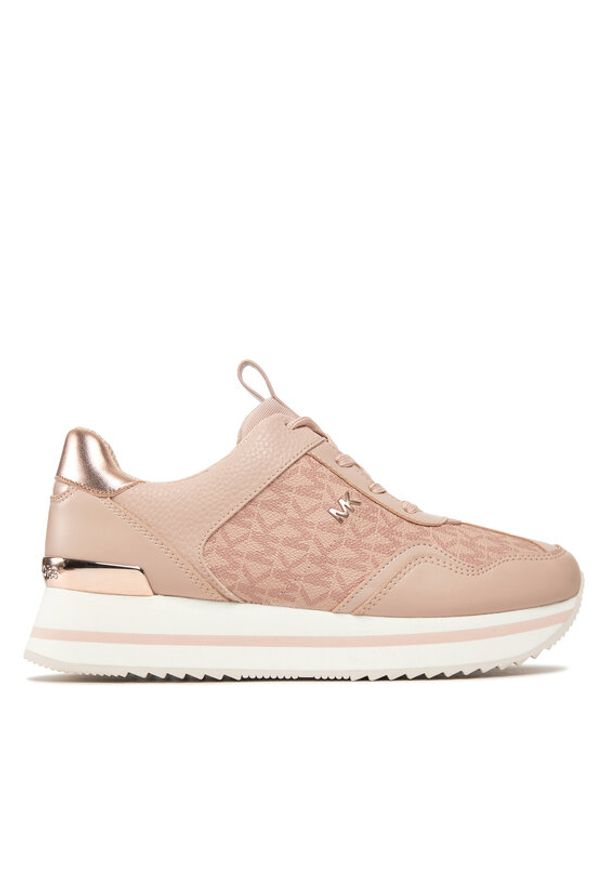 MICHAEL Michael Kors Sneakersy Raina Trainer 43R4RNFSAB Różowy. Kolor: różowy. Materiał: materiał