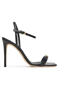 Elisabetta Franchi Sandały SA57L51E2 110 Czarny. Kolor: czarny. Materiał: skóra
