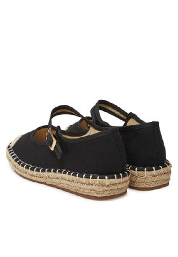 DeeZee Espadryle Q88-512-1 Czarny. Kolor: czarny. Materiał: materiał