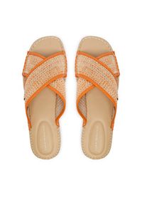 TOMMY HILFIGER - Tommy Hilfiger Espadryle Monogram Espadrille FW0FW09139 Pomarańczowy. Kolor: pomarańczowy. Materiał: syntetyk #2