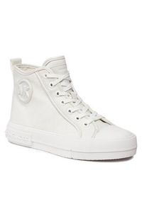 MICHAEL Michael Kors Trampki Evy High Top 43R4EYFS4D Biały. Kolor: biały. Materiał: materiał #4