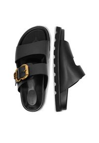 Gino Rossi - GINO ROSSI Klapki 4781-25 Czarny. Kolor: czarny. Materiał: skóra #6