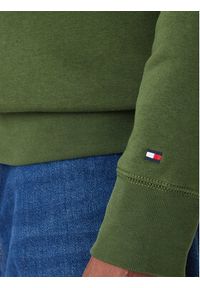 TOMMY HILFIGER - Tommy Hilfiger Bluza Logo MW0MW11596 Zielony Regular Fit. Kolor: zielony. Materiał: syntetyk #2