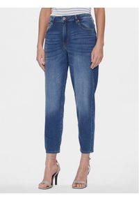 Fracomina Jeansy FP24SVD005D40402 Niebieski Mom Fit. Kolor: niebieski