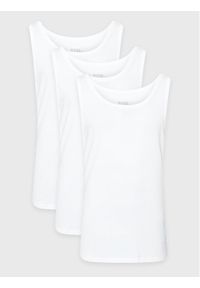 BOSS - Boss Komplet 3 tank topów 50475278 Biały Regular Fit. Kolor: biały. Materiał: bawełna