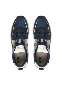 Voile Blanche Sneakersy Club01. 2017465-16 Granatowy. Kolor: niebieski. Materiał: zamsz, skóra
