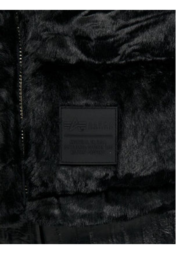 Alpha Industries Kurtka zimowa 148002 Czarny Regular Fit. Kolor: czarny. Materiał: syntetyk. Sezon: zima