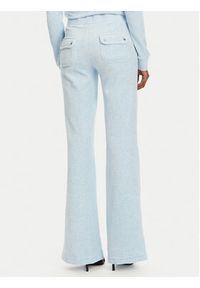 Juicy Couture Spodnie dresowe Layla JCSEBJ001 Błękitny Flared Leg. Kolor: niebieski. Materiał: syntetyk #2