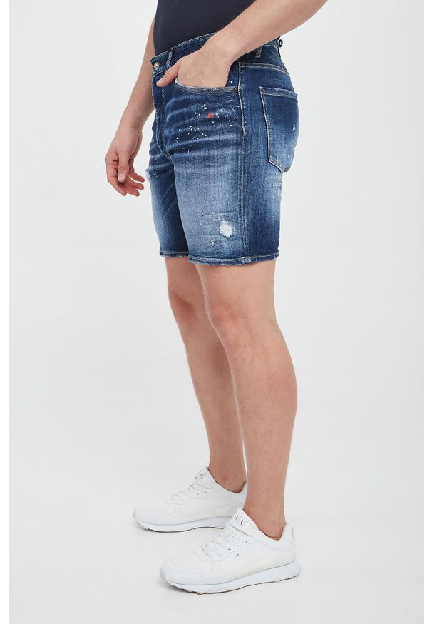 Szorty męskie jeansowe Marine Short DSQUARED2. Materiał: jeans. Styl: marine