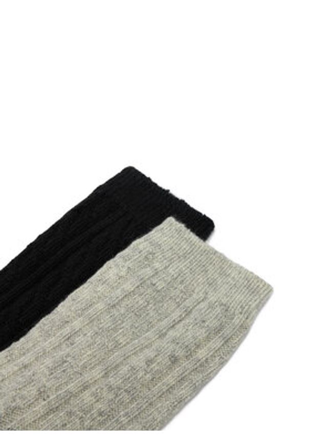 Nine West Skarpety długie CEO_LA_NW_17637_W_AW25 (2-PACK) Czarny. Kolor: czarny. Materiał: poliamid, nylon