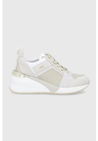 Liu Jo buty ALYSSA 1 kolor złoty BA2071TX236S1660. Zapięcie: sznurówki. Kolor: złoty. Materiał: guma. Obcas: na platformie #1