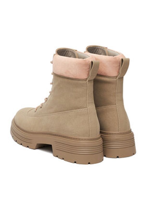 DeeZee Trzewiki 25519-1 Beżowy. Kolor: beżowy. Materiał: materiał