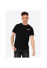 Koszulka Lonsdale Quin. Kolor: czarny, czerwony, wielokolorowy #1