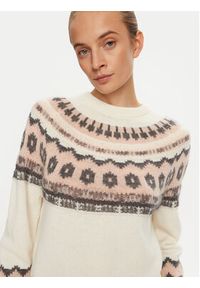 Marella Sweter Dito 2423366182 Écru Relaxed Fit. Materiał: wełna #4