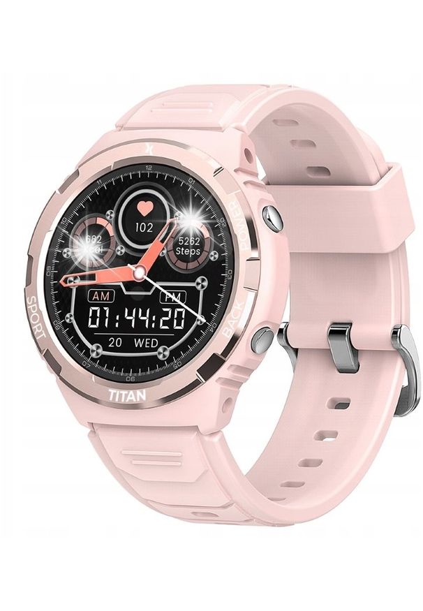 Smartwatch Maxcom Smartwatch Maxcom FW100 Titan Valkiria Damski 300 ml Różowy. Rodzaj zegarka: smartwatch. Kolor: różowy