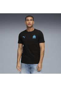 Koszulka piłkarska na treningi Puma Olympique Marsylia 25/26. Materiał: materiał, bawełna. Sport: fitness, piłka nożna