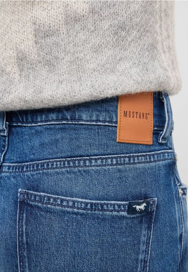 Damskie Spodnie Jeansowe Mustang Style Madison Wide Denim Blue 1016931 5000 582