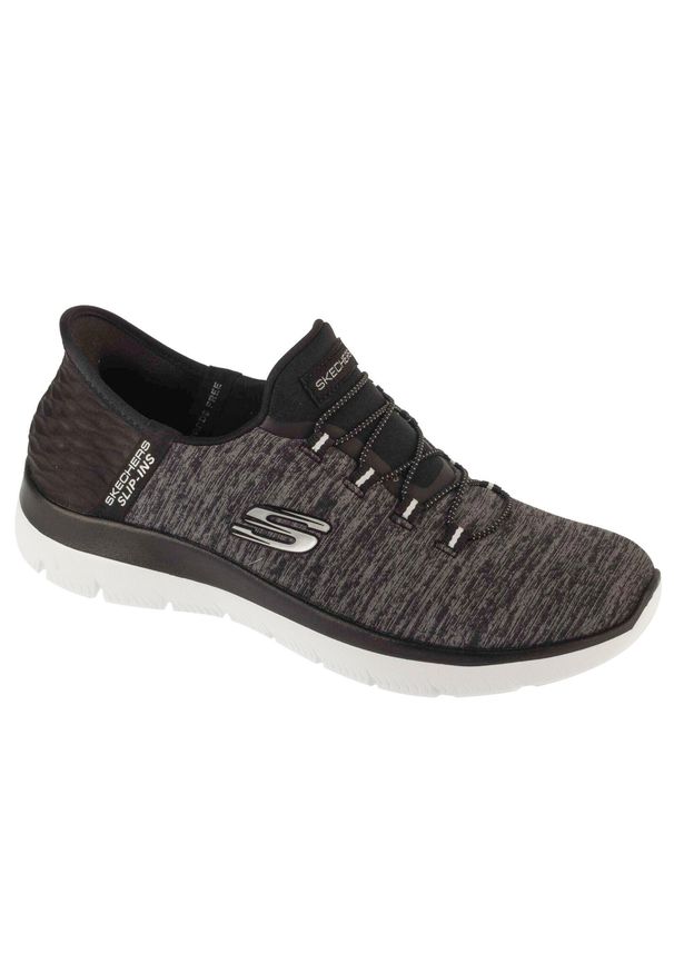 skechers - Buty sportowe Sneakersy damskie, Summits - Dazzling Haze. Kolor: czarny. Sport: turystyka piesza