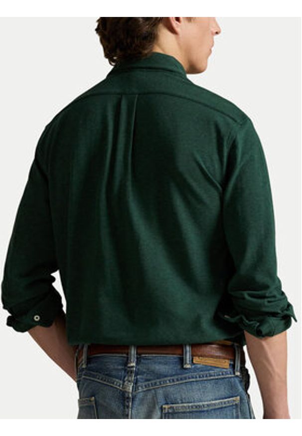 Polo Ralph Lauren Koszula 710654408082 Zielony Regular Fit. Typ kołnierza: polo. Kolor: zielony. Materiał: bawełna