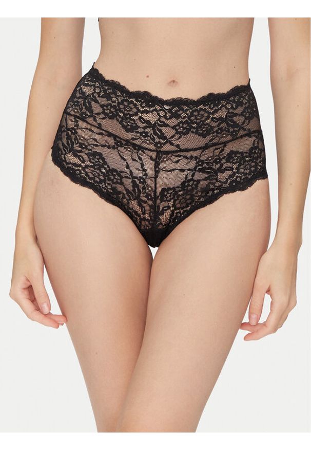 YSABEL MORA - Ysabel Mora Figi klasyczne z wysokim stanem 10141 Czarny. Stan: podwyższony. Kolor: czarny. Materiał: syntetyk