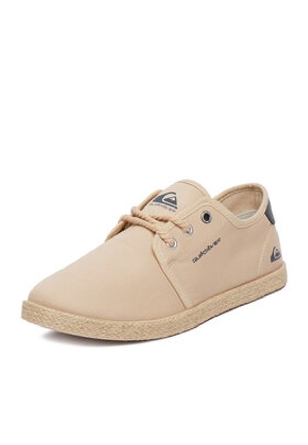 Quiksilver Espadryle CWBEO-WAVESTRIDE-02 Beżowy. Kolor: beżowy. Materiał: materiał