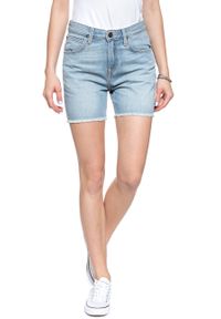 Lee - DAMSKIE SPODENKI LEE BOYFRIEND SHORT L37NLJIR. Materiał: jeans