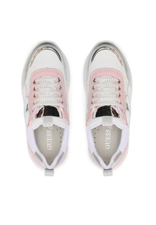 Guess Sneakersy FJ7CLA ELE12 Biały. Kolor: biały. Materiał: materiał