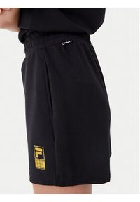 Fila Szorty sportowe Lisakovsk FAW1047 Czarny Loose Fit. Kolor: czarny. Materiał: syntetyk #5