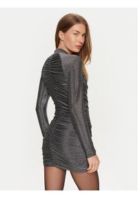 BARDOT Sukienka koktajlowa 59534DB Srebrny Slim Fit. Kolor: srebrny. Materiał: syntetyk. Styl: wizytowy #5