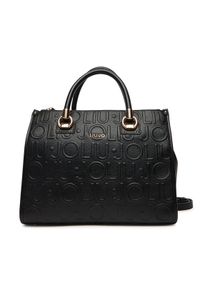 Liu Jo Torebka Ecs M Satchel AF5008 E0538 Czarny. Kolor: czarny. Materiał: skórzane