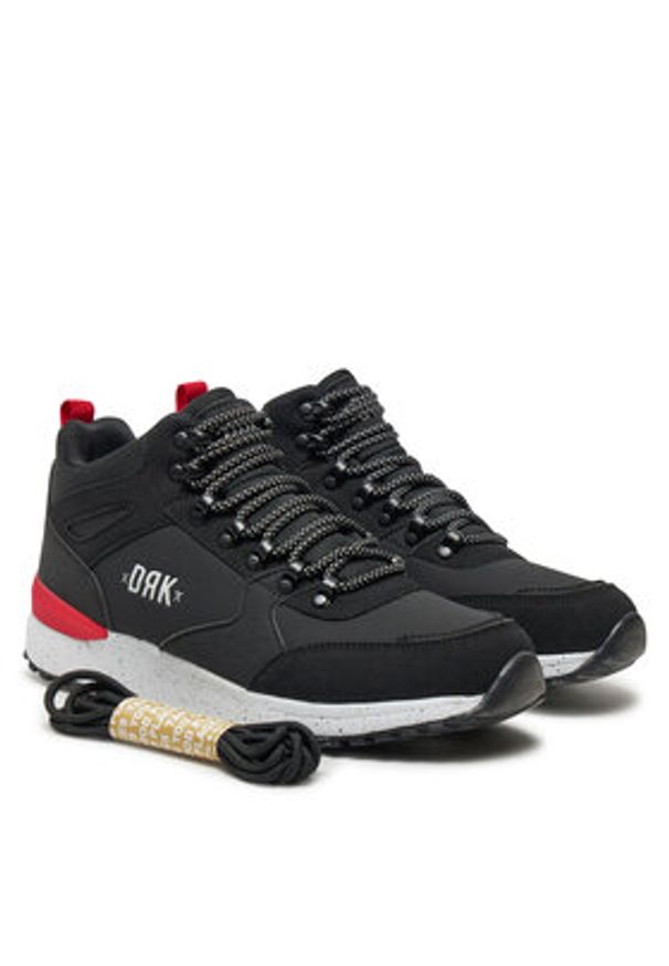 Dorko Sneakersy Atlas DS24F03M Czarny. Kolor: czarny. Materiał: skóra