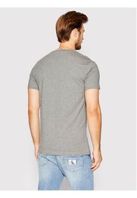 Calvin Klein Jeans T-Shirt J30J320935 Szary Slim Fit. Kolor: szary. Materiał: bawełna #3