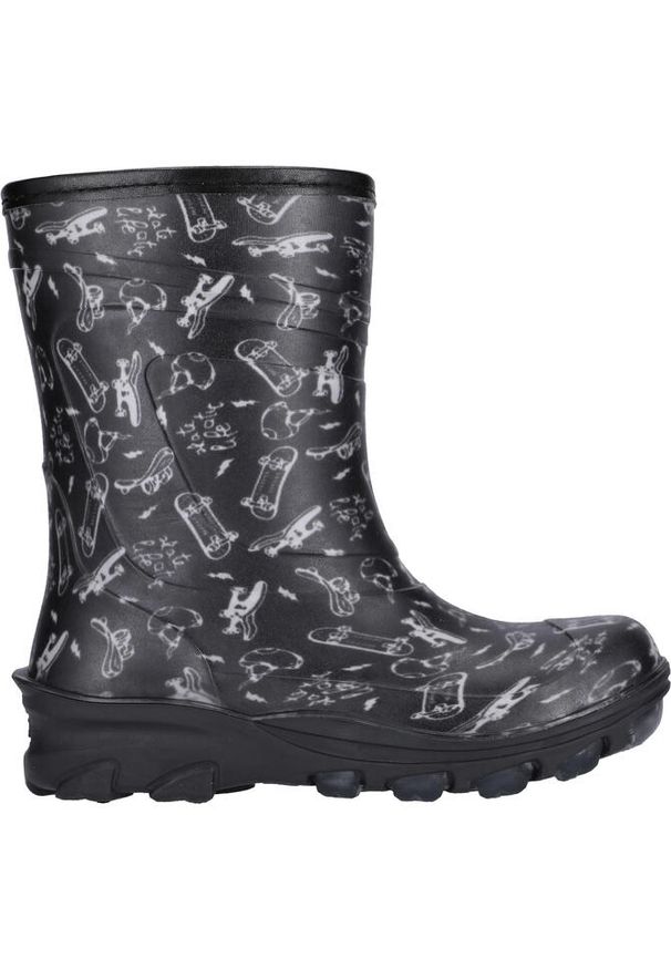 ZigZag - Termiczne kalosze dla dzieci Zigzag Cenerki. Kolor: czarny. Styl: elegancki