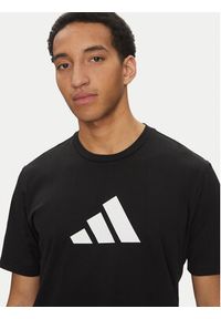 Adidas - adidas T-Shirt Future Icons 3 Bar Logo JI8770 Czarny Regular Fit. Kolor: czarny. Materiał: bawełna #4