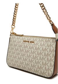 Michael Kors Torebka Jet Set 32F1GJ6W6B Beżowy. Kolor: beżowy. Materiał: skórzane #3