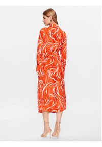 Selected Femme Sukienka 16089030 Pomarańczowy Regular Fit. Kolor: pomarańczowy. Materiał: wiskoza #4