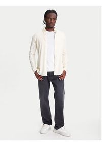 BOSS Koszula Myjersey 50543089 Żółty Slim Fit. Kolor: żółty. Materiał: bawełna #4