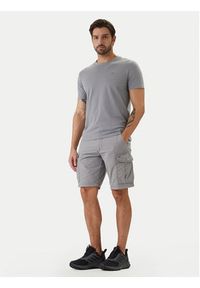 Napapijri Szorty materiałowe Noto 2.0 NP0A4HOQ Szary Regular Fit. Kolor: szary. Materiał: bawełna #4