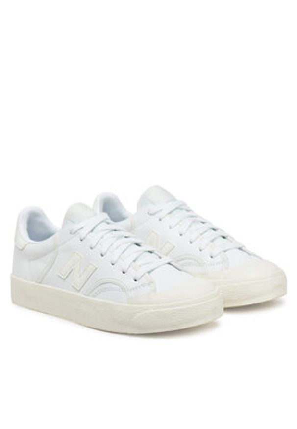 New Balance Trampki BB100LGY Biały. Kolor: biały. Materiał: skóra