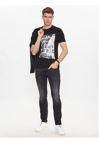 Guess T-Shirt M3YI06 I3Z14 Czarny Slim Fit. Kolor: czarny. Materiał: bawełna #4