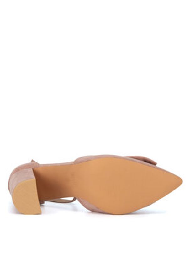 DeeZee Czółenka WS1001-01 Różowy. Kolor: różowy. Materiał: materiał