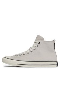 Converse Trampki Chuck Taylor All Star Hi A05697C Beżowy. Kolor: beżowy. Materiał: skóra