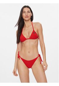 Calvin Klein Swimwear Góra od bikini KW0KW02466 Czerwony. Kolor: czerwony. Materiał: syntetyk #4