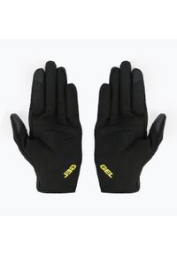 Rękawiczki rowerowe Ziener Clyo Touch Long black/lemon. Kolor: czarny, żółty, wielokolorowy. Sport: kolarstwo