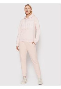 Ugg Bluza Rey Fuzzy Logo 1121385 Różowy Relaxed Fit. Kolor: różowy. Materiał: syntetyk, bawełna #4