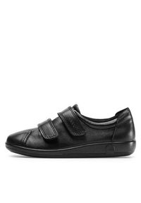 ecco - ECCO Sneakersy Soft 2.0 20651356723 Czarny. Kolor: czarny. Materiał: skóra