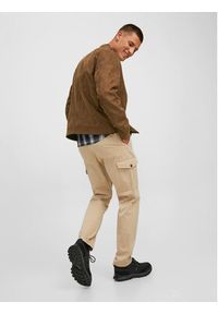 Jack & Jones - Jack&Jones Kurtka z imitacji skóry Rocky 12223141 Brązowy Regular Fit. Kolor: brązowy. Materiał: skóra #7